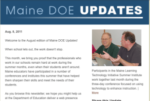 Image of newsletter