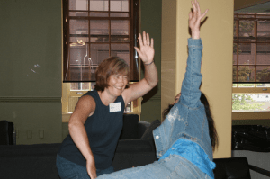 Music teachers learn to teach students about the dance concepts of space, time and energy at the MAAI institute.