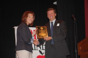 Shannon Shanning, seventh and eight grade special education teacher at Whitter Middle School in Poland, is named Maine's 2013 Teacher of the Year.