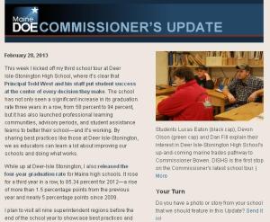 Commissioner's Update - February 28 , 2013