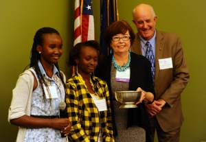 2014 TOY Karen MacDonald and students