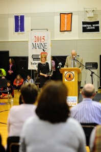 In presenting her the 2015 Teacher of the Year award, Maine Education Commissioner Jim Rier said longtime MSAD 54 special educator Jennifer Dorman is the epitome of what teaching is all about and thank her and her colleagues across the state who put students first.