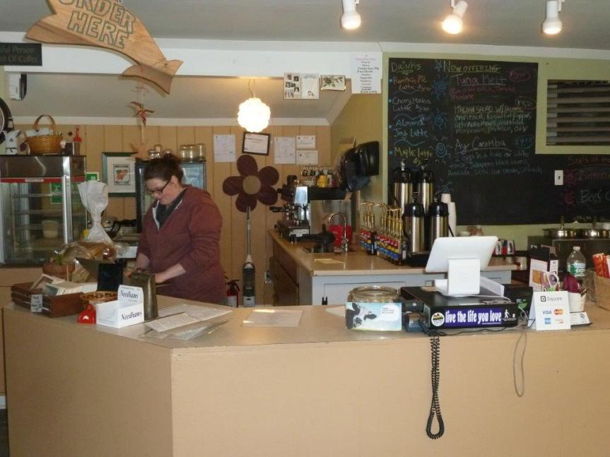 Michelle DeIulio at work at the Local Hub