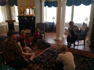 First Lady Ann LePage reads to military children as she kicks off Maine's Read To Me Challenge