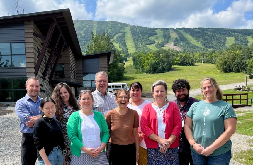 Back Row: Steven Airoldi, Lana Sawyer, David McDonough, Kelley Heath, Mike Emery Front Row: Cora Saddler, Amy Poland, Megan Dichter, Amy Hatch, Christy Le