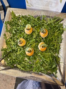 Canapes Made by the Capitol CTE Culinary Team