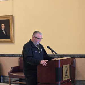 Curt Ring, the CTE director at Northern Penobscot Technical Center Region III in Lincoln