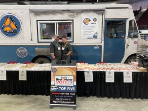 Portable Pie Place showcased a large variety of their handheld pies for attendees to sample.