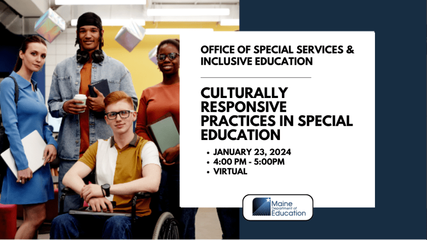 Webinar: Culturally Responsive Practices in Special&nbsp;Education