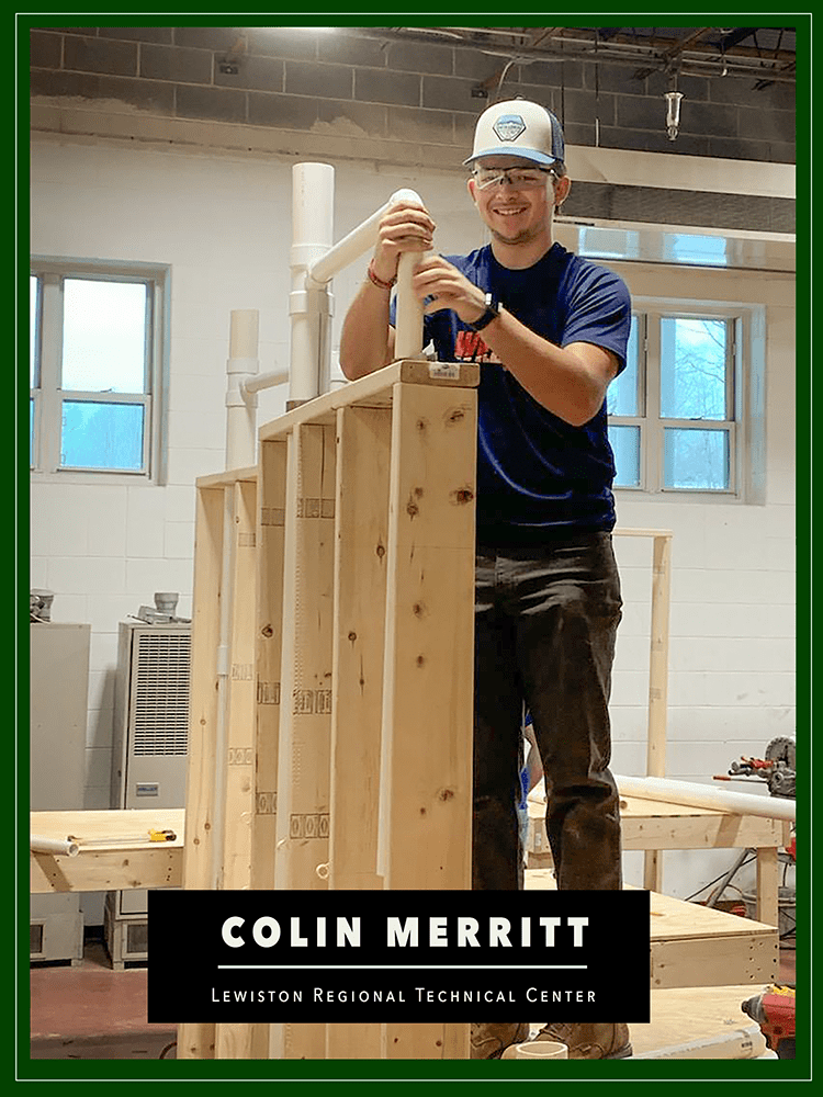 Lewiston Regional Technical Center Honors Colin Merritt as CTE Student of the&nbsp;Year