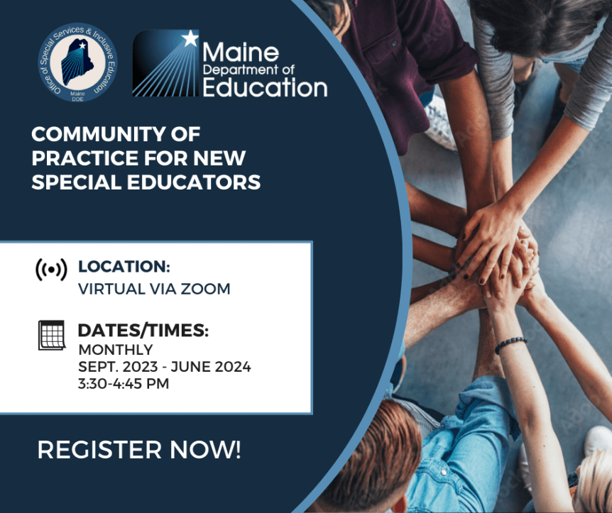 2023/2024 Community of Practice for New Special&nbsp;Educators