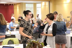 Kaitlin Young and Karen McDonald, Teach to Lead Committee Members
