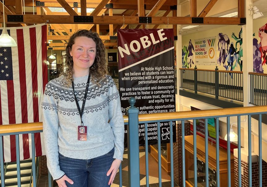New Extended Learning Position at Noble High School Connects Student with Dream&nbsp;Job
