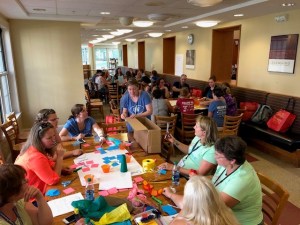 educators collaborating during work session