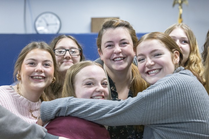 Hancock County Technical Center Teacher Meghan Stubbs Surprised with National&nbsp;Recognition