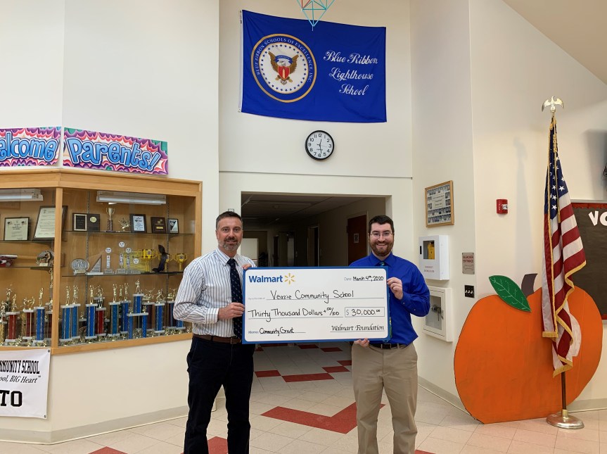 Veazie Community School Awarded $30,000 Grant from Walmart&nbsp;Corporation