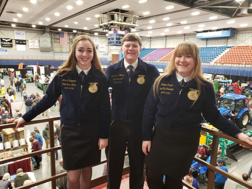 Maine FFA State Officers Attend Maine Agricultural Trades&nbsp;Show