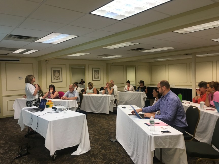 Stakeholders engaged in worksession