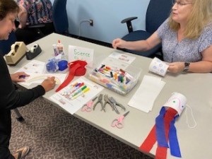 1st Grade for ME pilot teachers explore studio components
