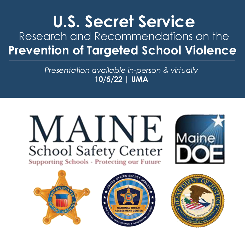 Presentation (In-person and Virtual): U.S. Secret Service Research and Recommendations on the Prevention of Targeted School&nbsp;Violence