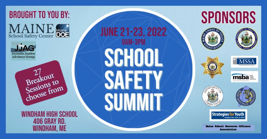 School Safety Summit Save the date 