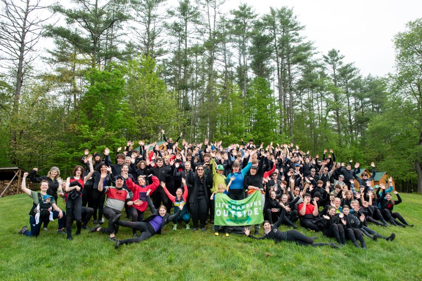 Over 100 Maine Students and Teacher Spend a Weekend Camping with Teens to&nbsp;Trails