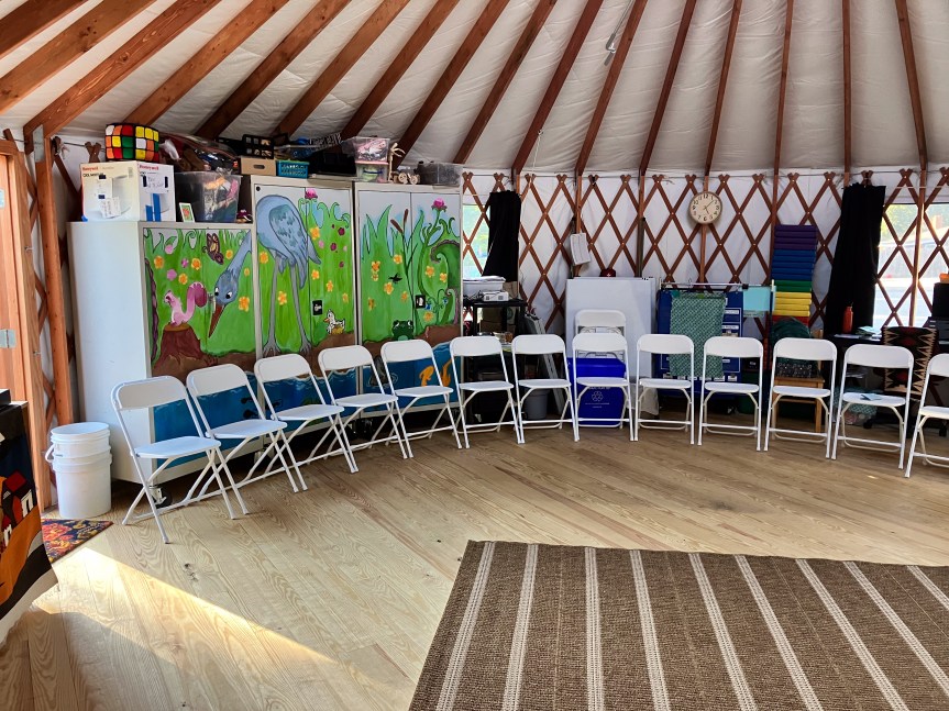 New Yurt at Fiddlehead School of Arts and Sciences Provides Creative Outdoor Learning Space for&nbsp;Students