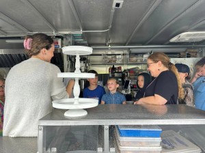 students at a bakery