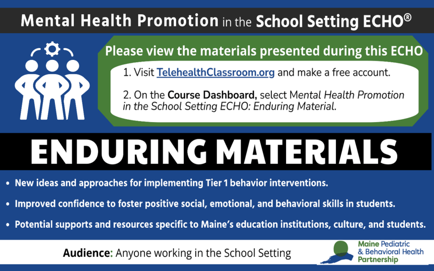 Resources for Mental Health Promotion in the School&nbsp;Setting