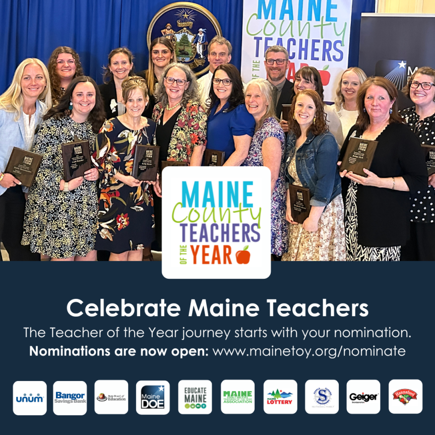 Nominations Now Open for State and County Teachers of the&nbsp;Year