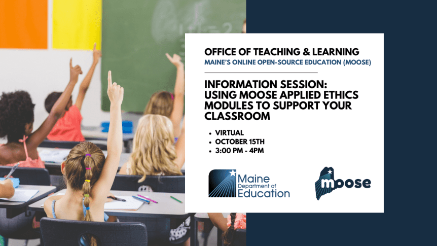 Information Session: Using MOOSE Applied Ethics Modules to Support your&nbsp;Classroom