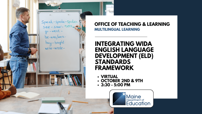 Free Professional Learning: Integrating WIDA English Language Development (ELD) Standards&nbsp;Framework