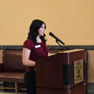 Lewiston Regional Technical Center (LRTC) student Leah Walton