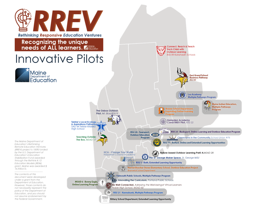 Maine map of RREV investments
