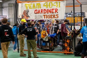 Team 4041’s pit area is easy to find.