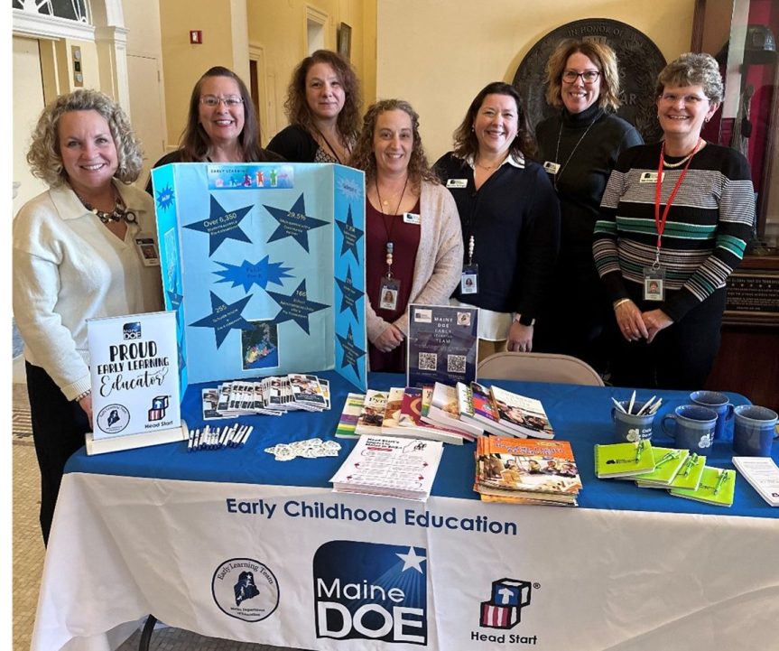 Maine DOE Early Learning Team and members of Child Development Services
