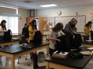Ashland FFA students assemble homeless client backpacks