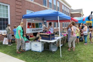 People attending the event