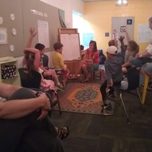 Students in a classroom