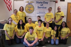 FFA Advisors and students at Narraguagus High School