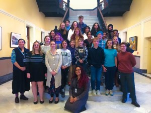 2022/2023 Student Cabinet and members of the Maine DOE