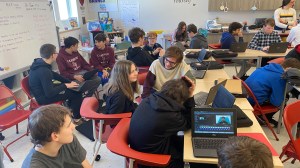 MLTI Caribou Visit with students