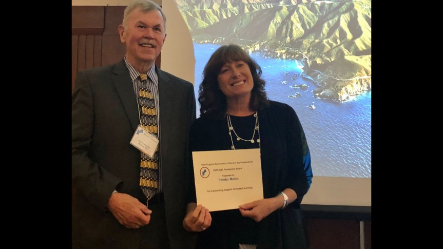 Commissioner Makin Awarded New England Association of School Superintendents (NEASS) ‘President’s Award’
