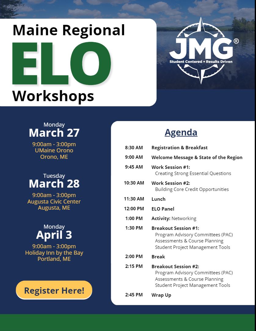 Maine Regional Extended Learning Opportunities (ELO)&nbsp;Workshops
