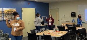 students at the Future Teachers Academy