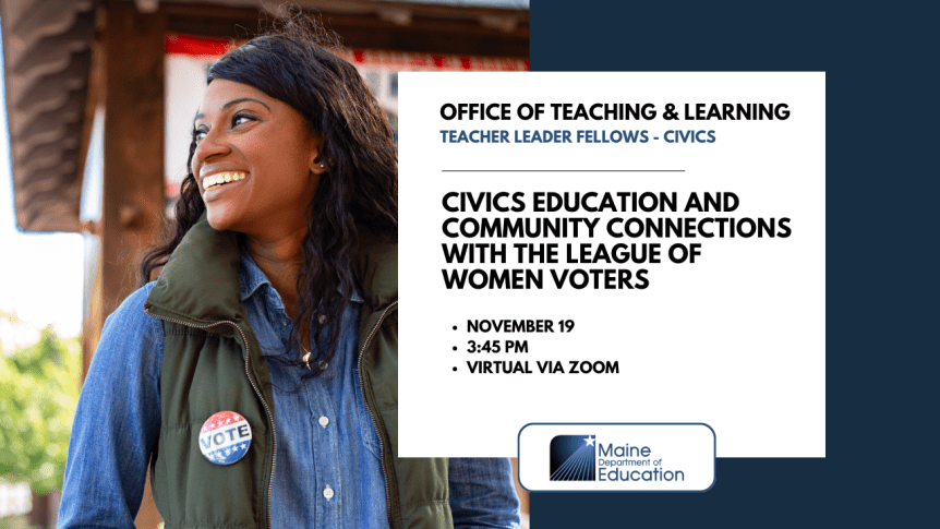 Webinar: Civics Education and Community Connections with the League of Women&nbsp;Voters