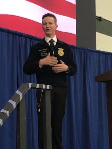 Jackson Sylvester, National FFA Secretary, Awards Banquet Speaker