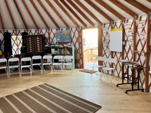 Yurt at Fiddlehead School of Arts and Sciences