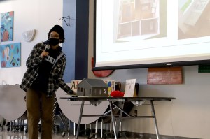 Tirzah Berglund’s scale model house presentation