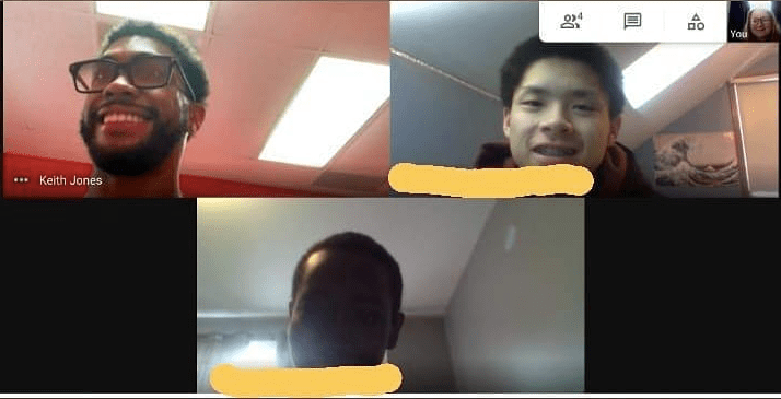 Portland High Students Meeting virtually with company owner